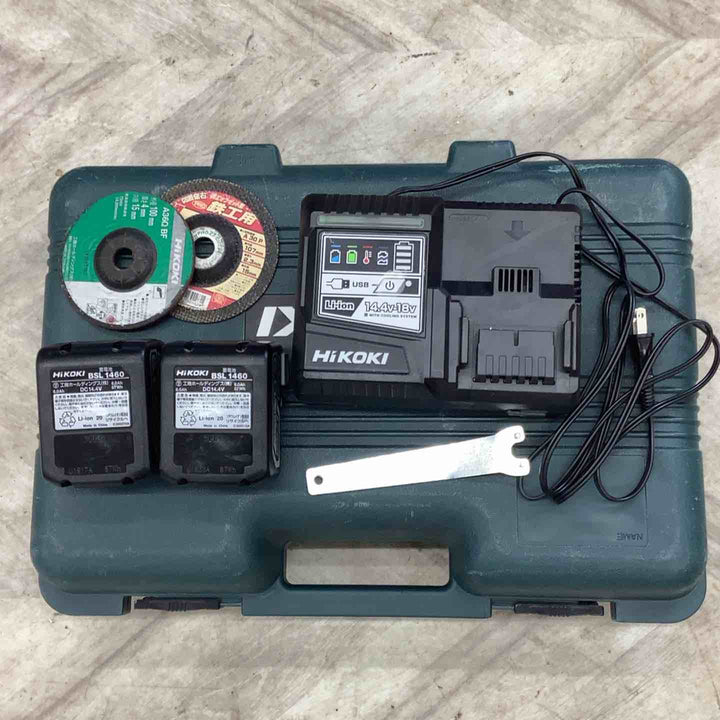 ◇ハイコーキ(HIKOKI ※旧:日立工機) 100mmコードレスディスクグラインダ G14DSL(LYPK)(L)【越谷店】