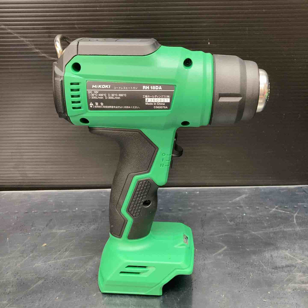 ハイコーキ(HIKOKI ※旧:日立工機) コードレスヒートガン RH18DA(NNP)【川越店】