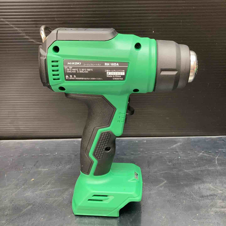 ハイコーキ(HIKOKI ※旧:日立工機) コードレスヒートガン RH18DA(NNP)【川越店】