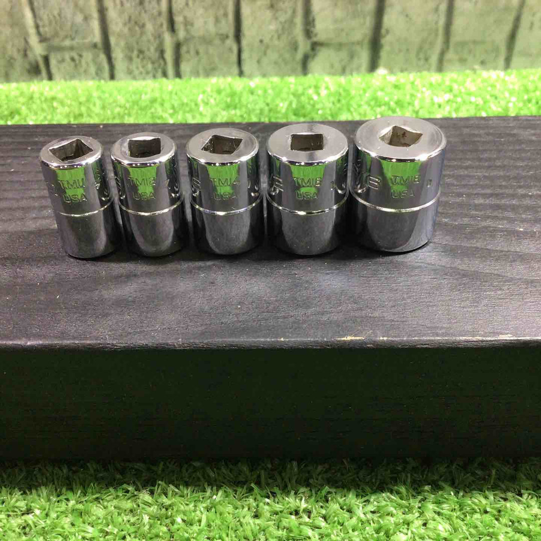 スナップオン(Snap-on) 1/4シャローソケット 5点セット TMシリーズ 【川口店】