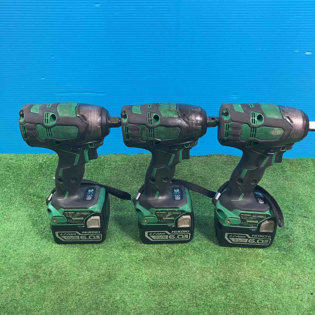 ▼ハイコーキ 日立工機 コードレスインパクトレンチ WR14DBDL2 3個セット 14.4V【岩槻店】
