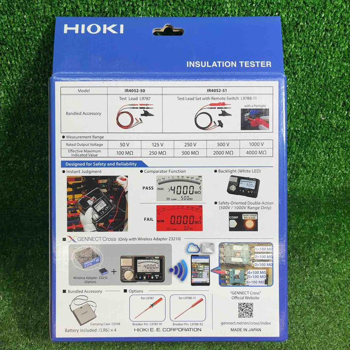 日置電機(HIOKI) 絶縁抵抗計 IR4052-91【藤沢店】