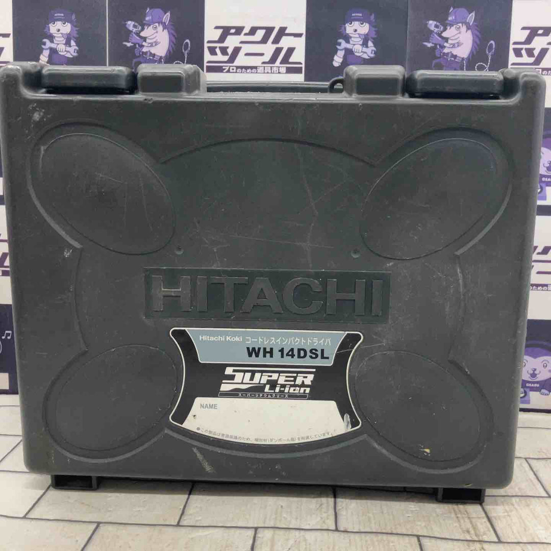 ◇ハイコーキ(HIKOKI ※旧:日立工機) コードレスインパクトドライバ ストロングブラック WH14DSL(2SLCK)(B)【所沢店】