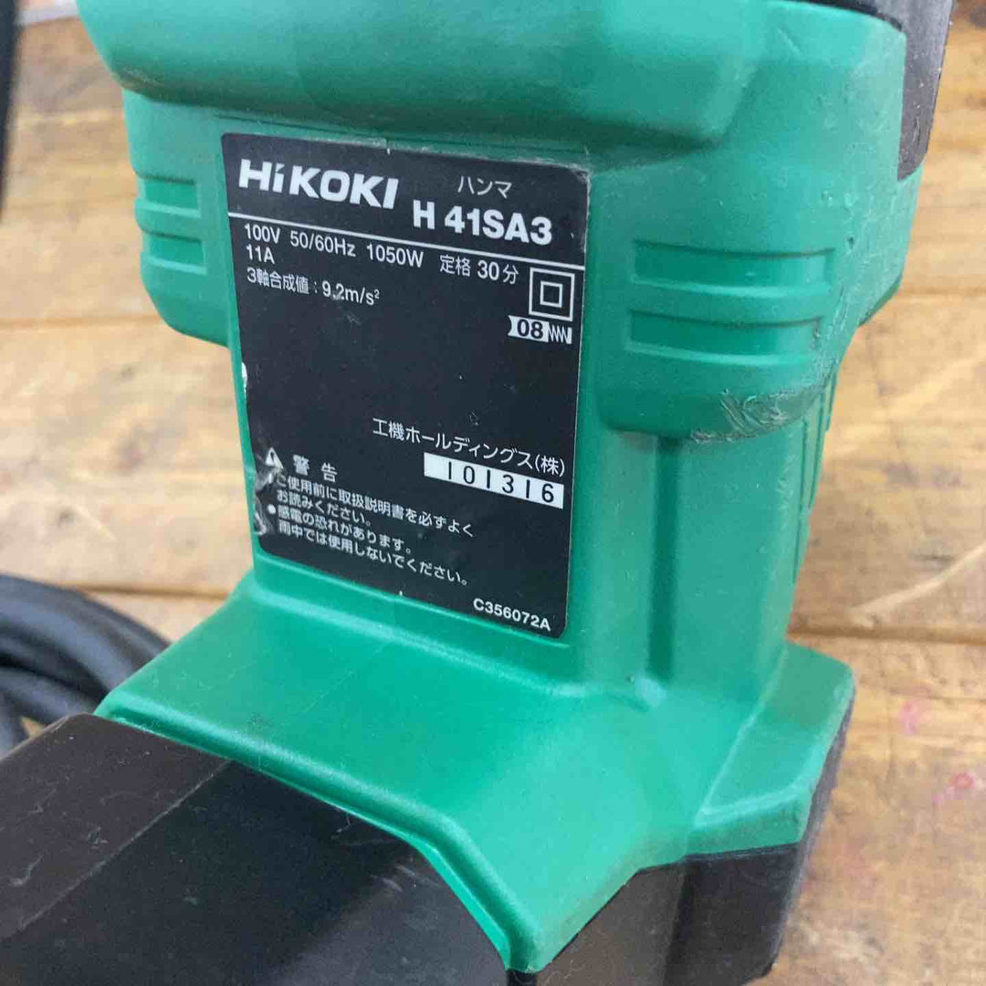 【中古品】ハイコーキ(HIKOKI ※旧:日立工機) 電動ハンマ H41SA3(N)【所沢店】