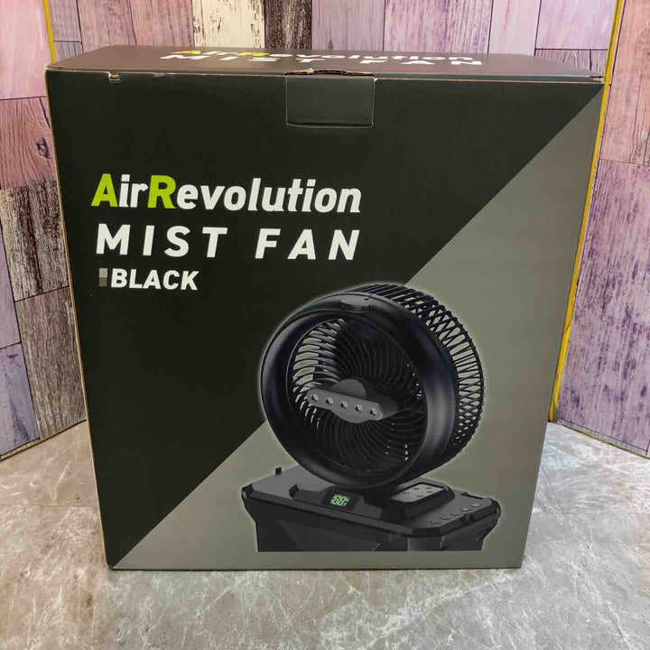 ◇Air Revolution MIST FAN ミストファン (黒)【八潮店】