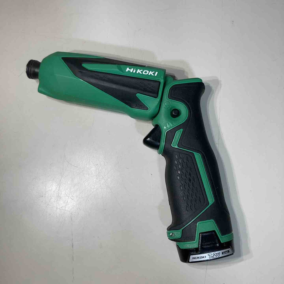 ◇ハイコーキ(HIKOKI ※旧:日立工機) 7.2V コードレスペンインパクトドライバー WH7DL(2LCSK)【戸田店】