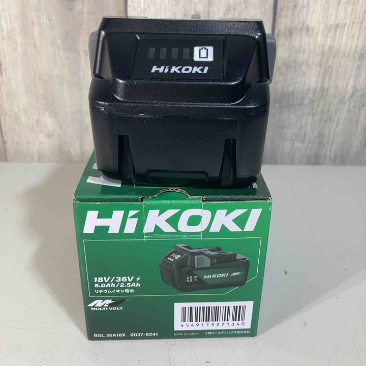 ★ハイコーキ(HIKOKI ※旧:日立工機) リチウムイオンバッテリー 36V/2.5Ah BSL36A18X 化粧箱破れ有【戸田店】