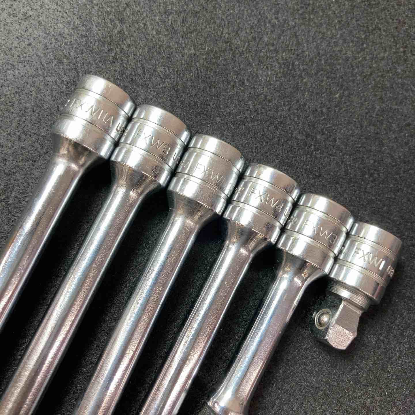 【中古品】 スナップオン(Snap-on) FXW11A FXW8～FXW1 エクステンションバー6本セット 【東大和店】 中古品】 スナップオン(Snap-on) FXW11A FXW8～FXW1 エクステンション