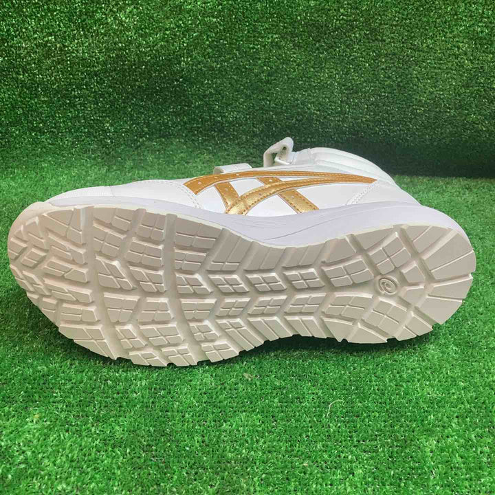 アシックスワーキング(asics) ウィンジョブ(WINJOB) CP312　ホワイト×ピュアゴールド 26.5cm 3E【川越店】