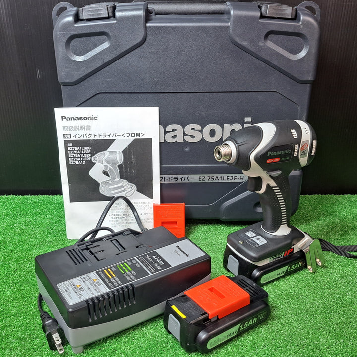 【美品】★パナソニック(Panasonic) コードレスインパクトドライバー EZ75A1LE2F-H【岩槻店】