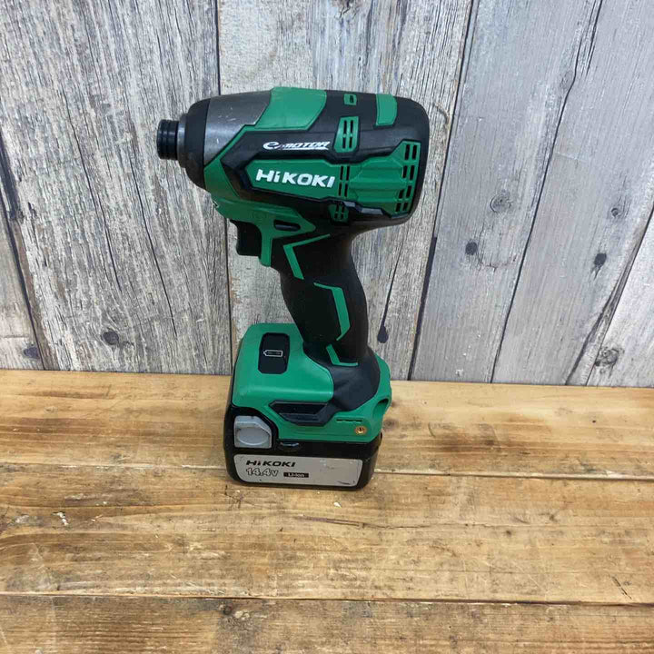 【中古品】 ハイコーキ(HIKOKI ※旧:日立工機) コードレスインパクトドライバー WH14DB(NN) バッテリー1個付属 【東大和店】