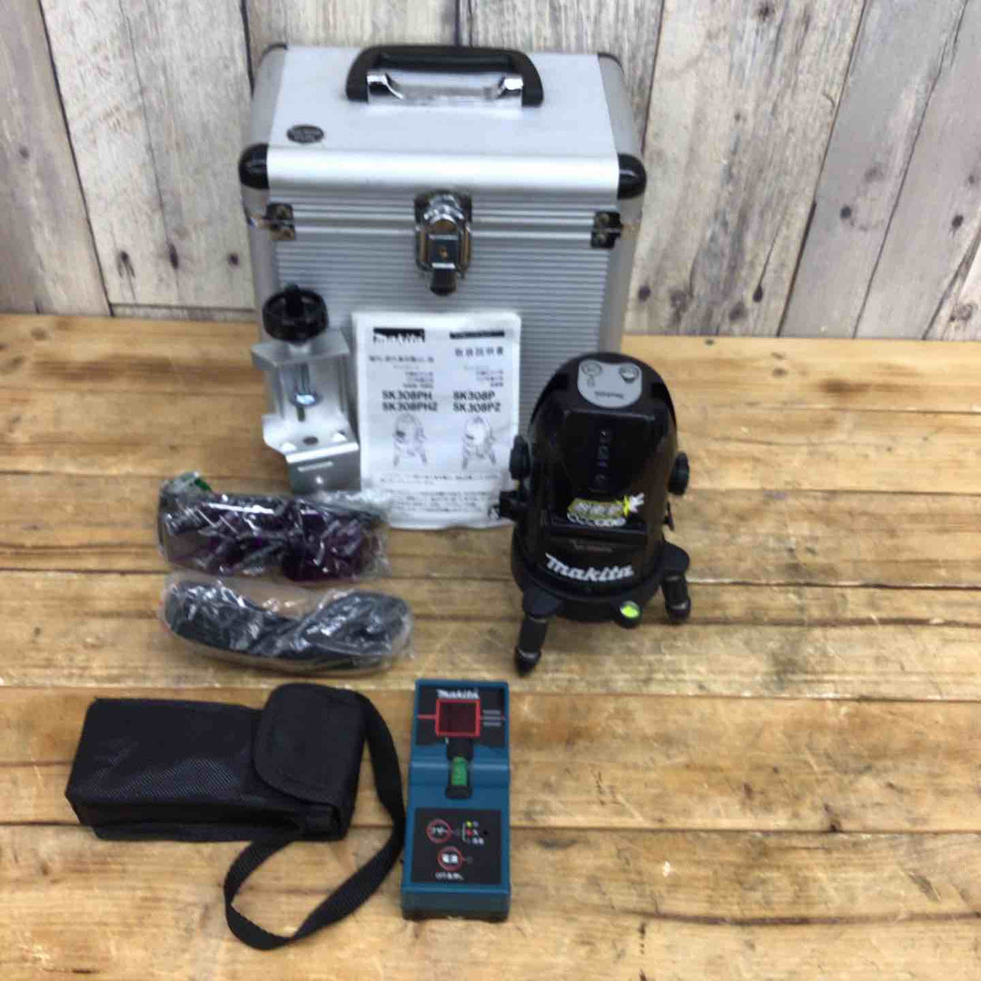 マキタ レーザー墨出し器 おおがね 通り芯 ろく 高輝度タイプ SK308PH 【東大和店】