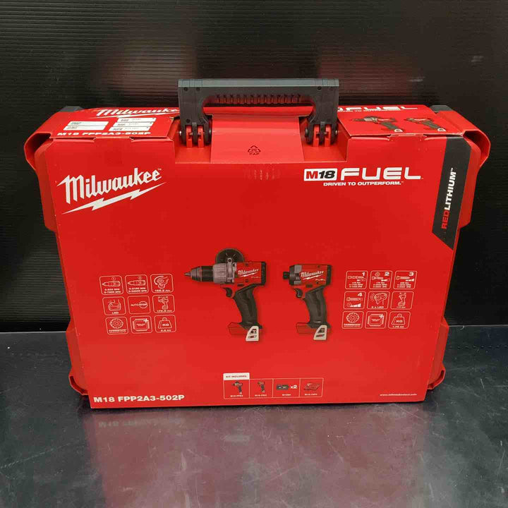 ミルウォーキー(Milwaukee) パワーパック(振動ドリル、インパクトドライバー) M18 FPP2A3-502P JP【川越店】
