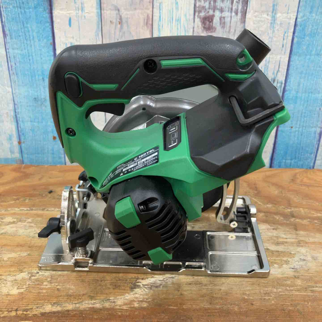 ★ハイコーキ(HIKOKI ※旧:日立工機) コードレス集じん丸のこ C18DYBL(NN) 本体のみ 集じんキャップ欠品【柏店】