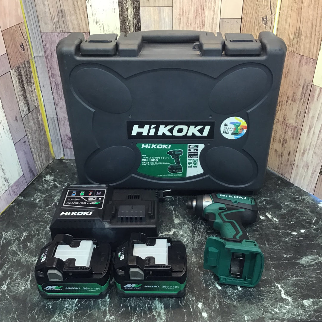 〇ハイコーキ(HiKOKI) コードレスインパクトドライバー WH18DD(2XCZ)【八潮店】