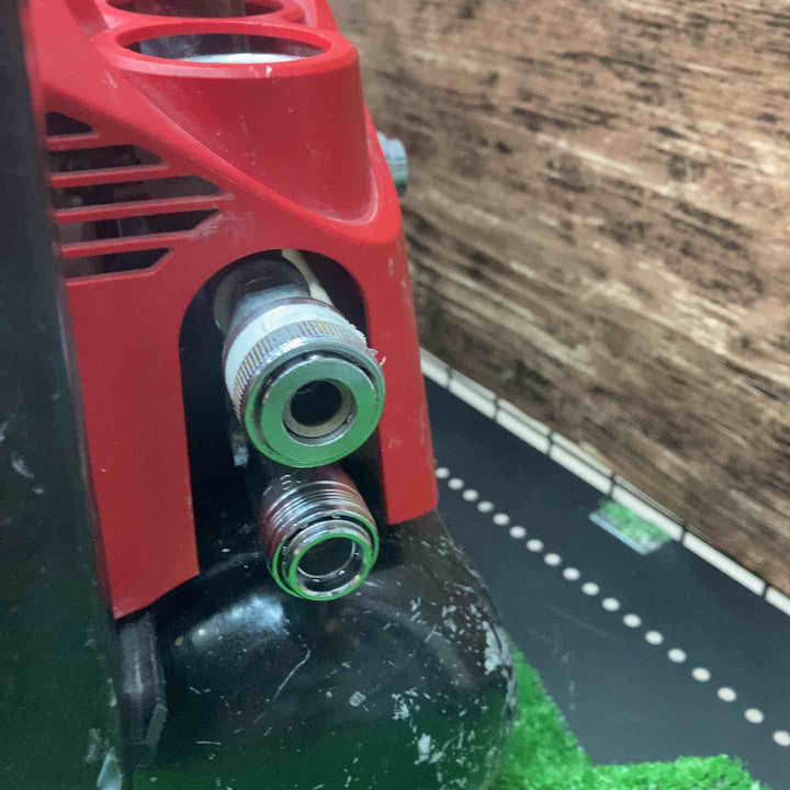 【中古品】マックス(MAX) エアコンプレッサー AK-HL1270E_レッド 動作確認済み【川越店】