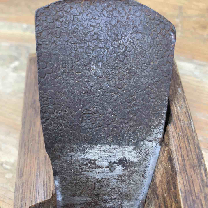 【現状品 】　「廣貞」銘 鉋 刃幅約46mm 面取り 際【柏店】