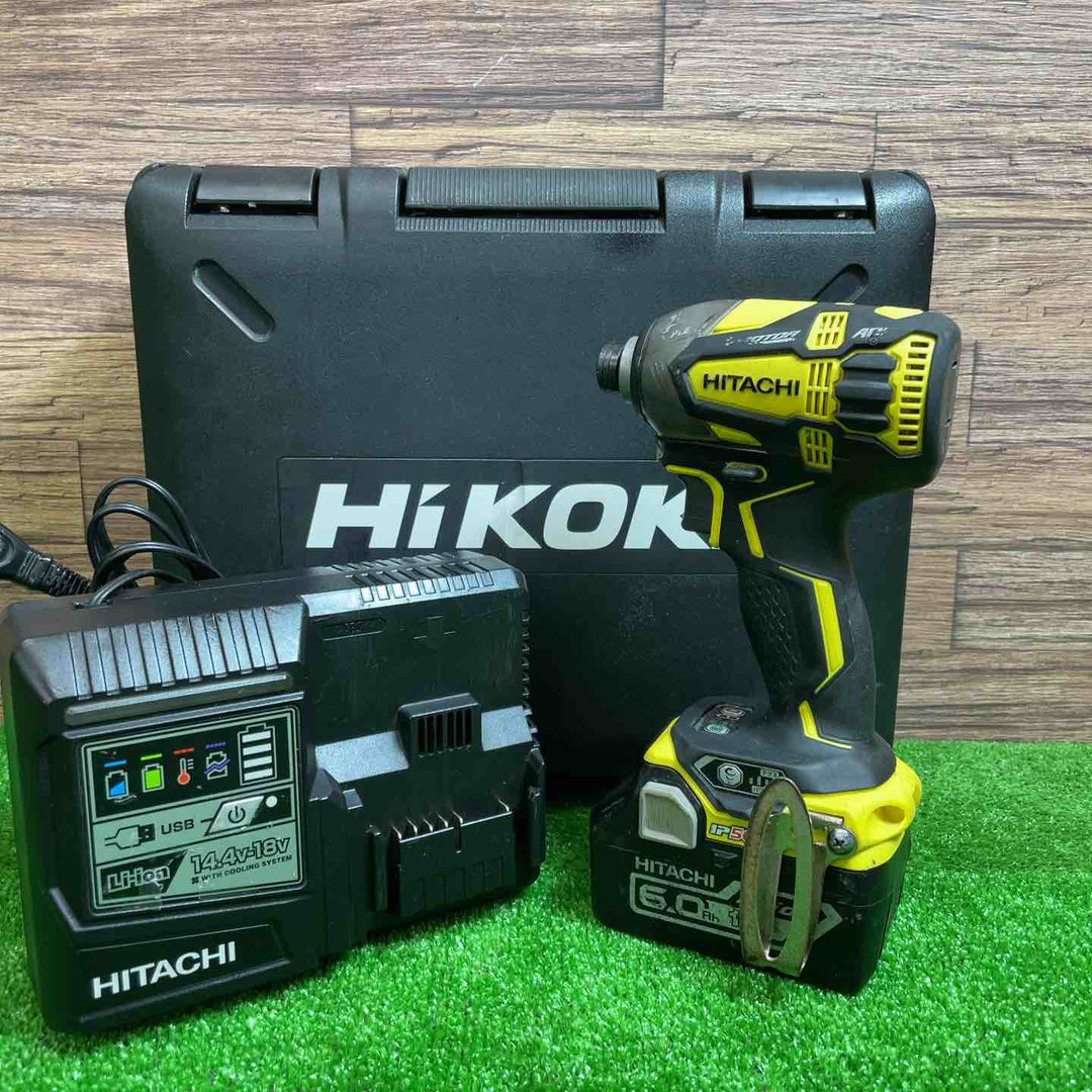 ハイコーキ(※旧:日立工機) コードレスインパクトドライバー WH18DDL2(2LYPK)(Y)【桶川店】