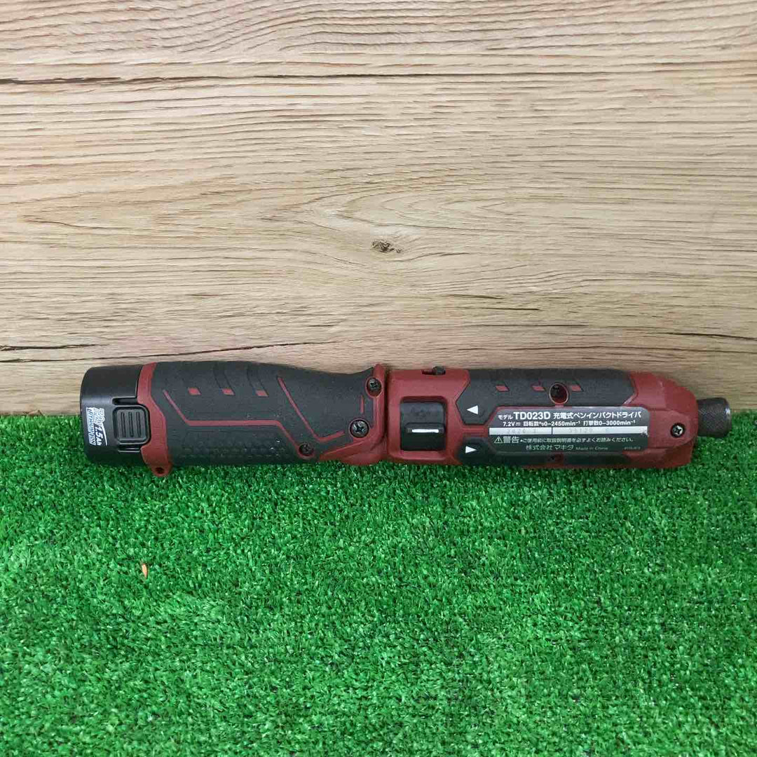 ★マキタ(makita) 7.2V コードレスペンインパクトドライバ TD023DHXAR【町田店】