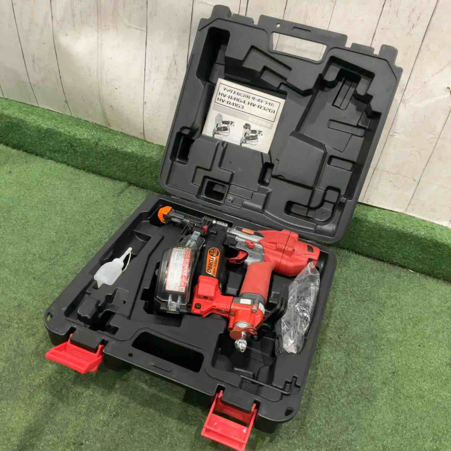 ★マックス(MAX) 高圧エアネジ打ち機 HV-R41G4-G 動作確認済【川口店】 ☆マックス(MAX) 高圧エアネジ打ち機 HV-R41G4-G 動作確認済【川口店
