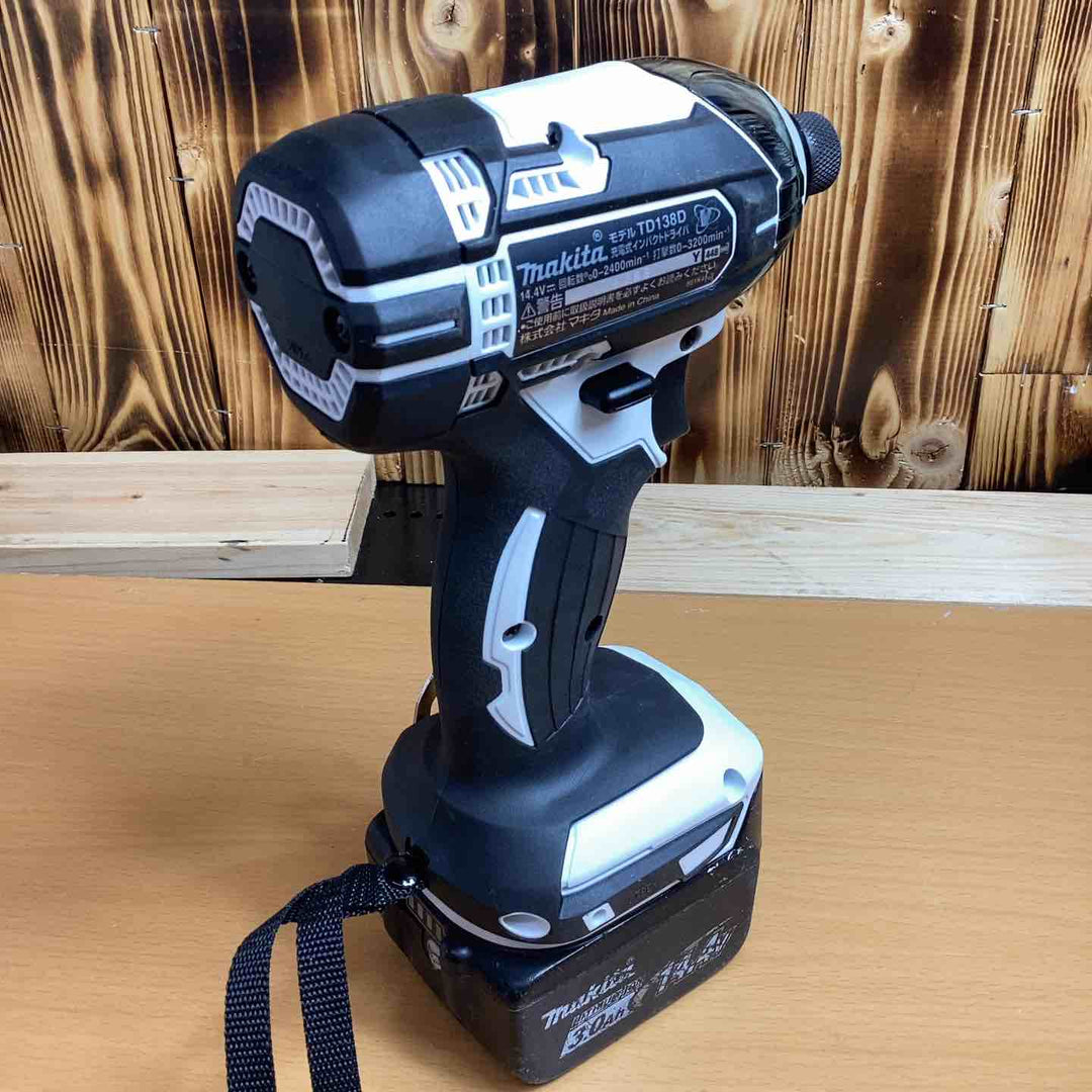 ★マキタ(makita) コードレスインパクトドライバー TD138DRFXW【越谷店】