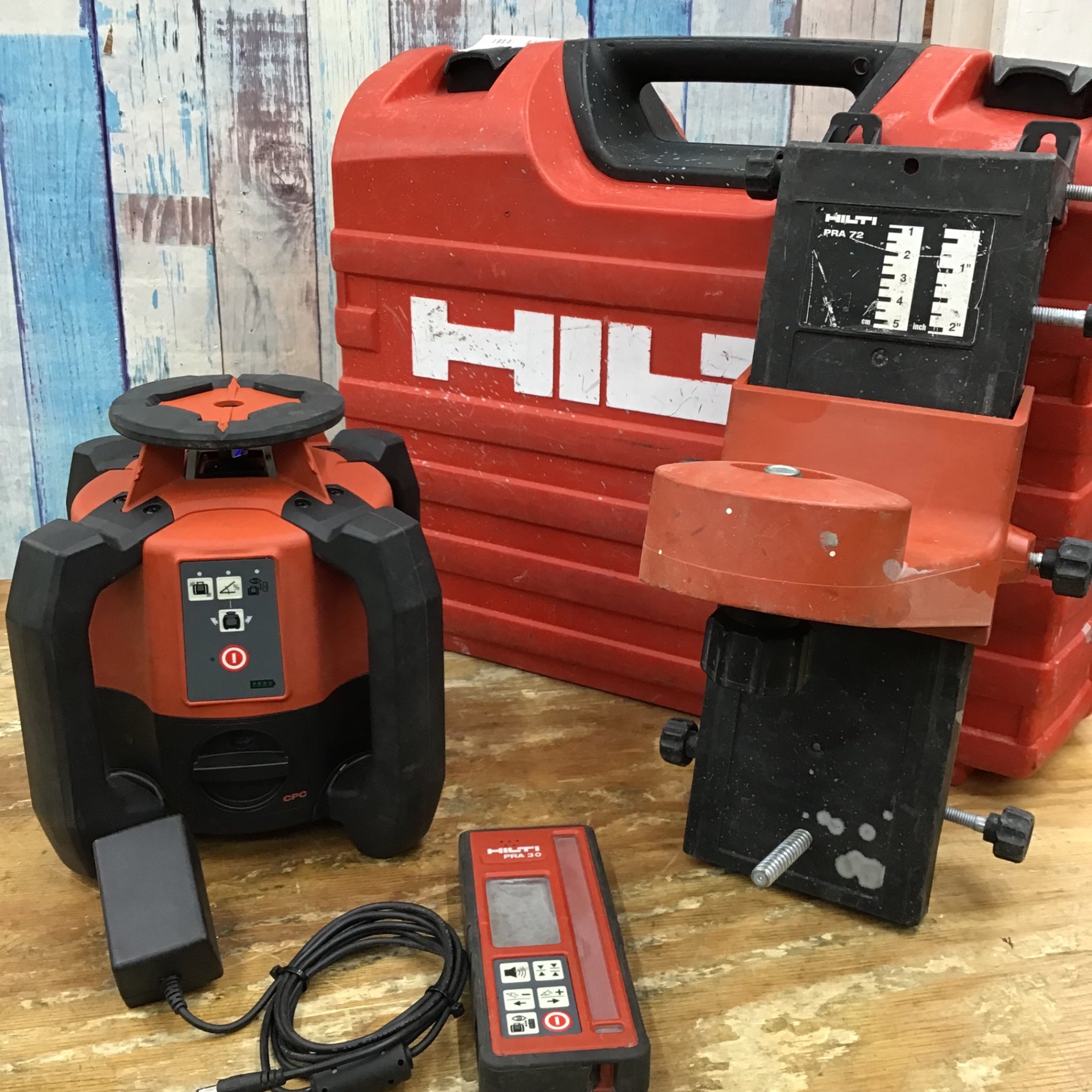 HILTI/ヒルティ 回転レーザー PR30-HVS PRA72付属 受光器ホルダー欠品 未校正【柏店】