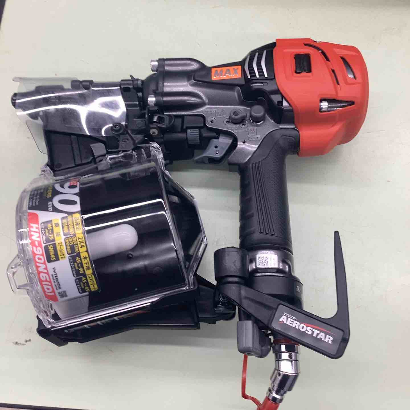 ★マックス(MAX) 高圧エア釘打ち機 HN-90N6(D)-G【越谷店】 ☆マックス(MAX) 高圧エア釘打ち機 HN-90N6(D)-G【越谷店】 – アクト