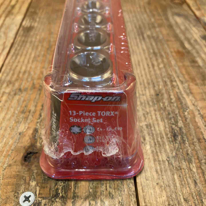 【未使用品】スナップオン(Snap-on) E型トルクスソケットセット 213AFLEY 逆トルクス TORX 欧州車用【所沢店】