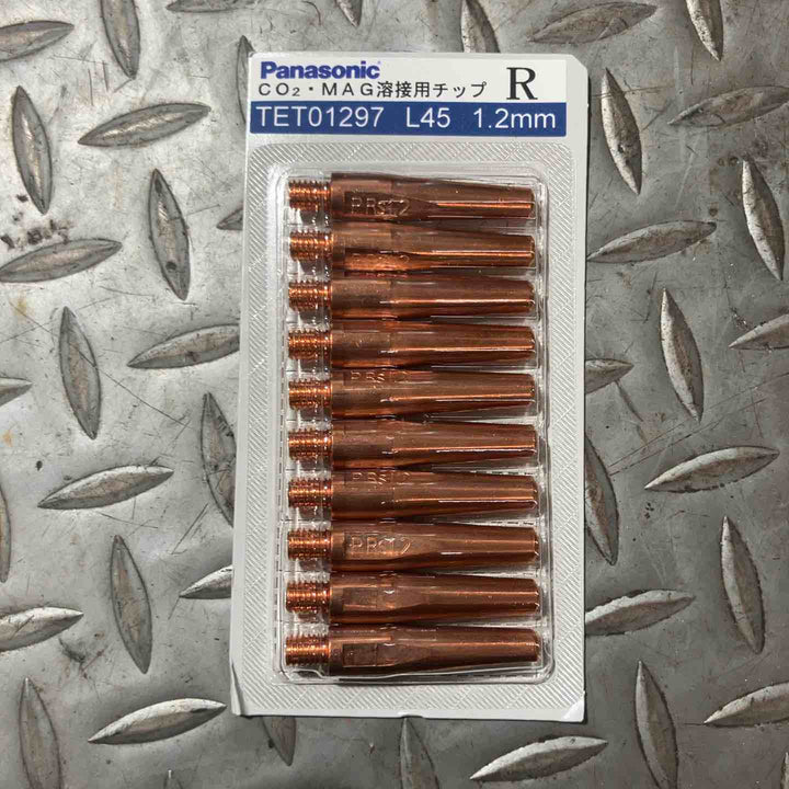 Panasonic パナソニック CO2・MAG溶接用チップ L45 1.2mm TET01297 R 100個入り【草加店】
