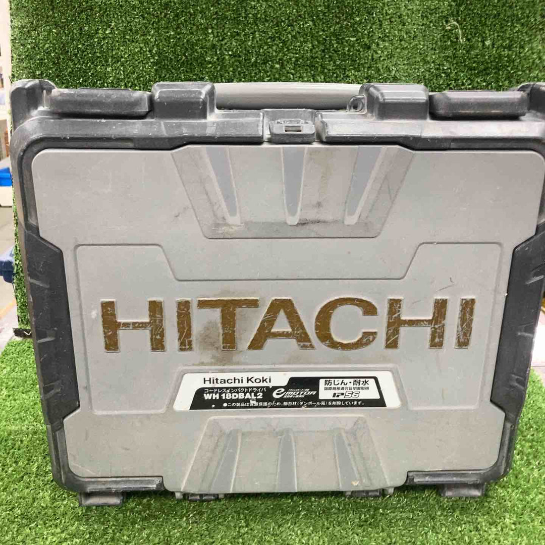 ★ハイコーキ(HIKOKI ※旧:日立工機) コードレスインパクトドライバー WH18DBAL2(2LSCK)(S)【川崎店】