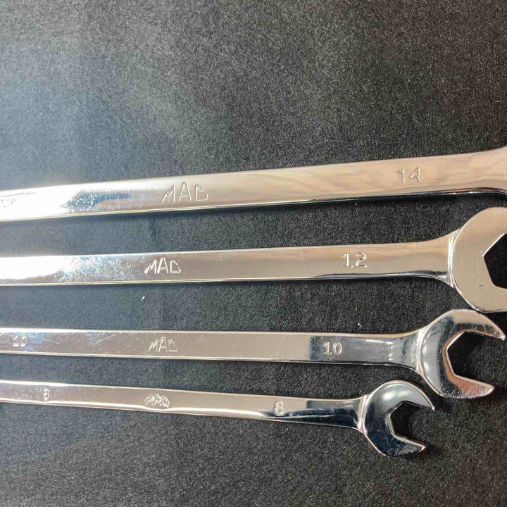 【中古品】 マックツール(MACTOOLS) M8CLR MC10CL MC12CLR M14CLR コンビネーションレンチ 4本セット 【東大和店】