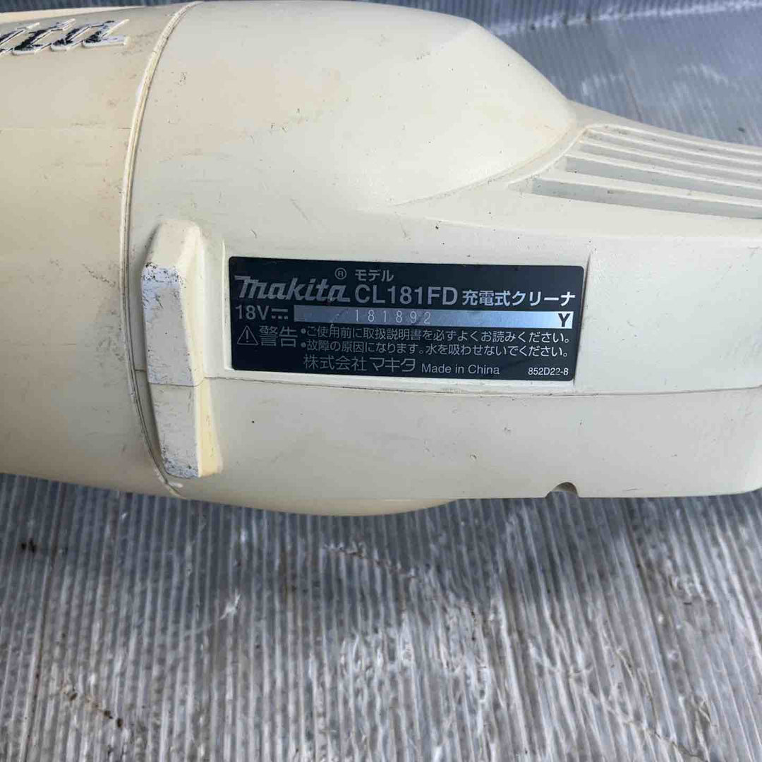 ☆マキタ(makita) コードレスクリーナー CL181FDZW【草加店】