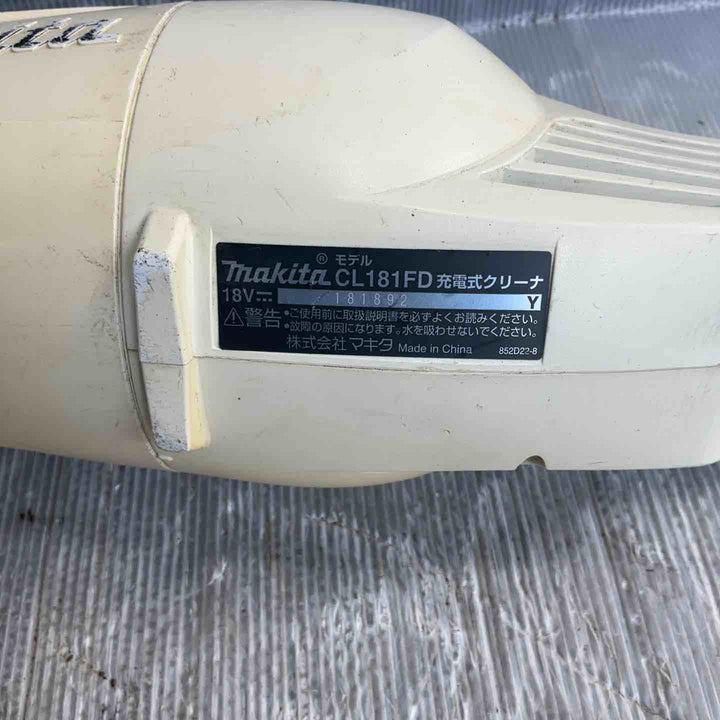 ☆マキタ(makita) コードレスクリーナー CL181FDZW【草加店】