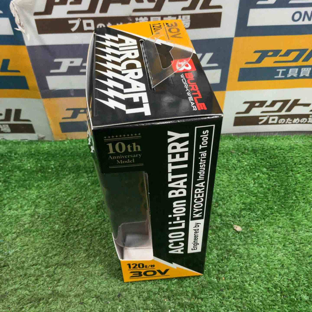 BURTLE バートル 30V ファンバッテリーセット AC10+AC10-2 レッド【草加店】