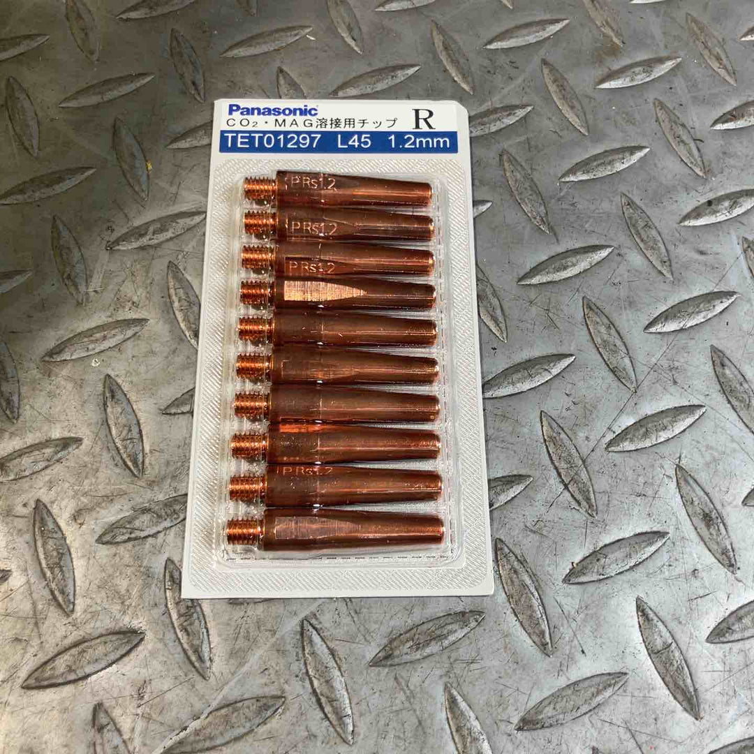 Panasonic パナソニック CO2・MAG溶接用チップ L45 1.2mm TET01297 R 100個入り【草加店】
