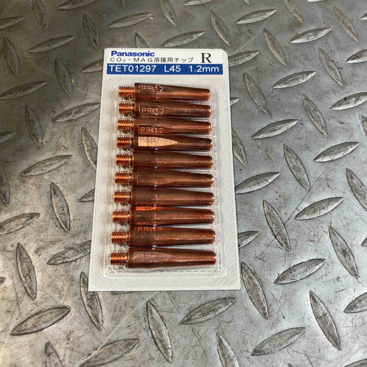 Panasonic パナソニック CO2・MAG溶接用チップ L45 1.2mm TET01297 R 100個入り【草加店】
