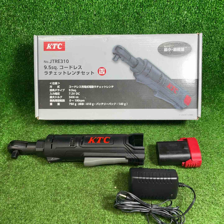 ◇KTC 9.5sq コードレスラチェットレンチセット JTRE310【藤沢店】