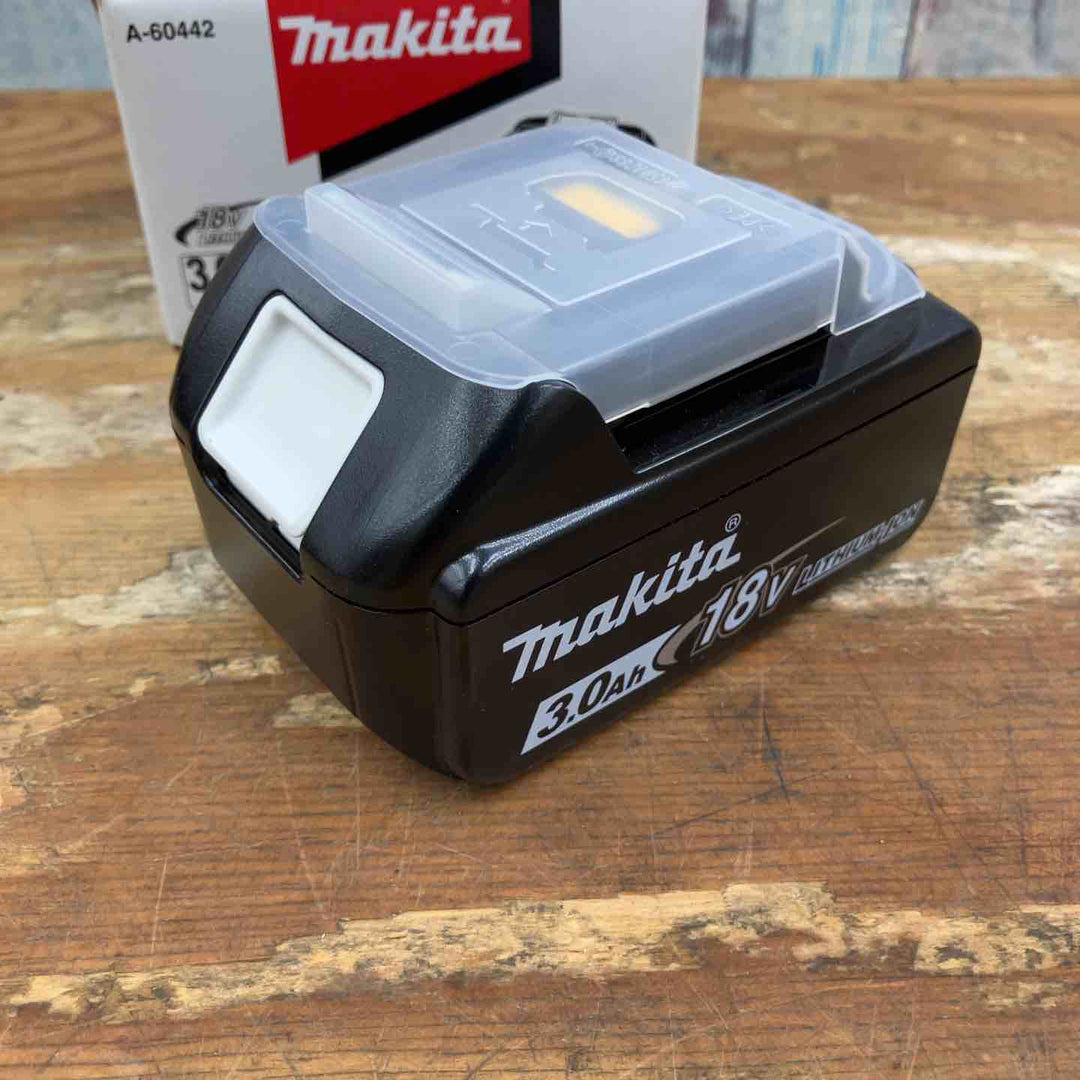【未使用品】純正品 ★マキタ(makita) リチウムイオンバッテリー 18V/3.0Ah BL1830B【柏店】