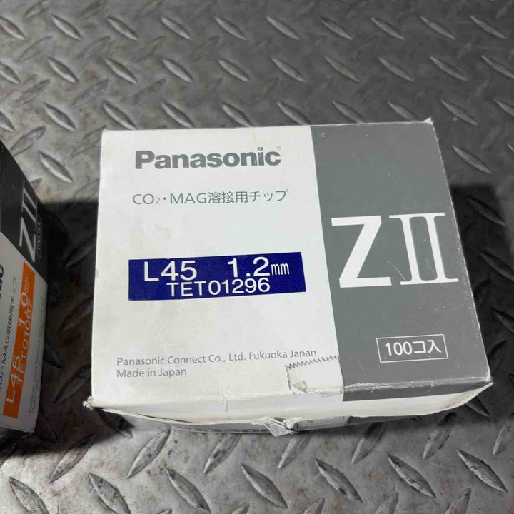 Panasonic パナソニック CO2・MAG溶接用チップ L45 1.2mm TET01297 R 100個入り　2個セット【草加店】
