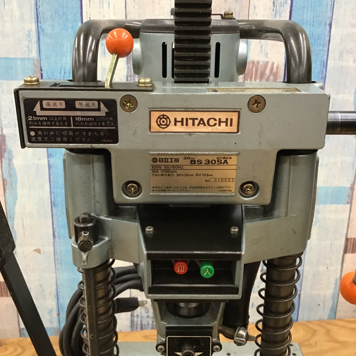 【現状品 】日立/HITACHI 深穴角のみ BS30SA 角のみ刃付属 通電動作確認済み【柏店】