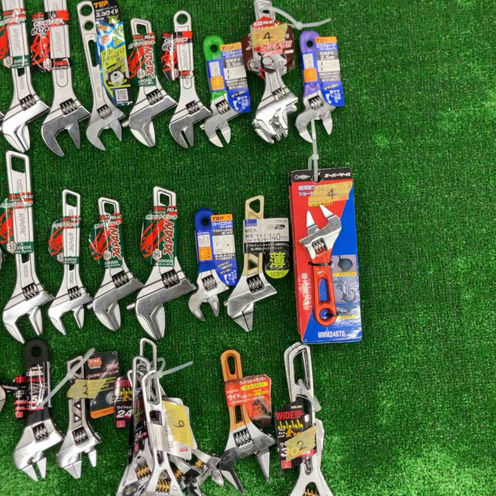 【まとめ売り】 モンキーレンチ43個まとめ(サイズ・メーカー混同) 【桶川店】