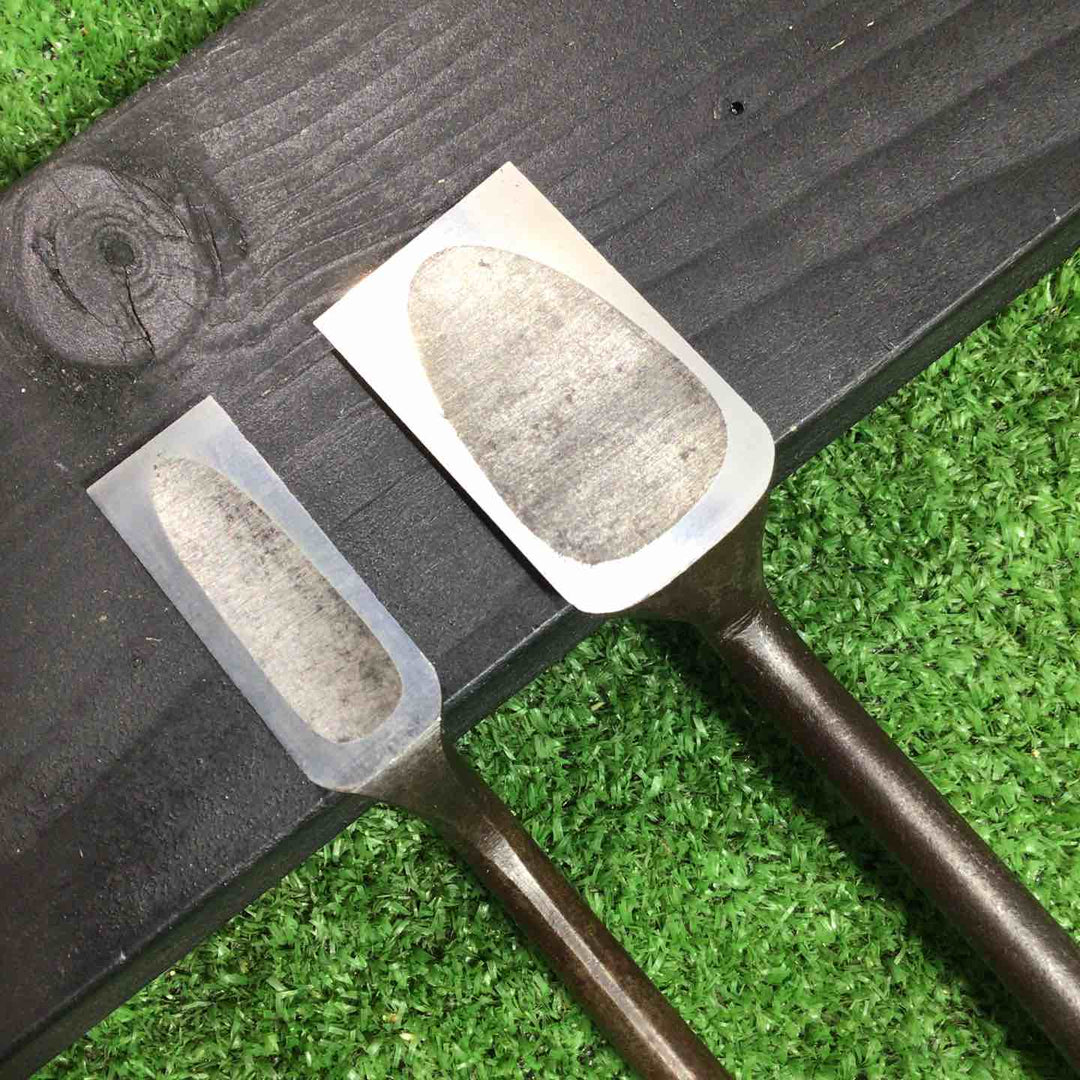 東一正芳作 鏝鑿 2本組 先端幅約18mm/30mm 【川口店】