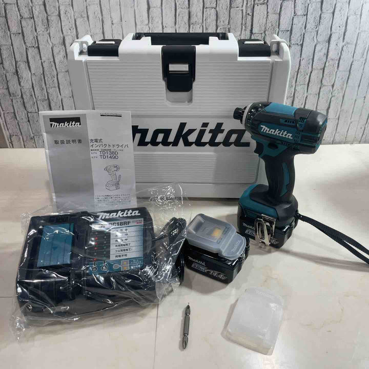 ★マキタ(makita) コードレスインパクトドライバー TD138DRFX【川口店】