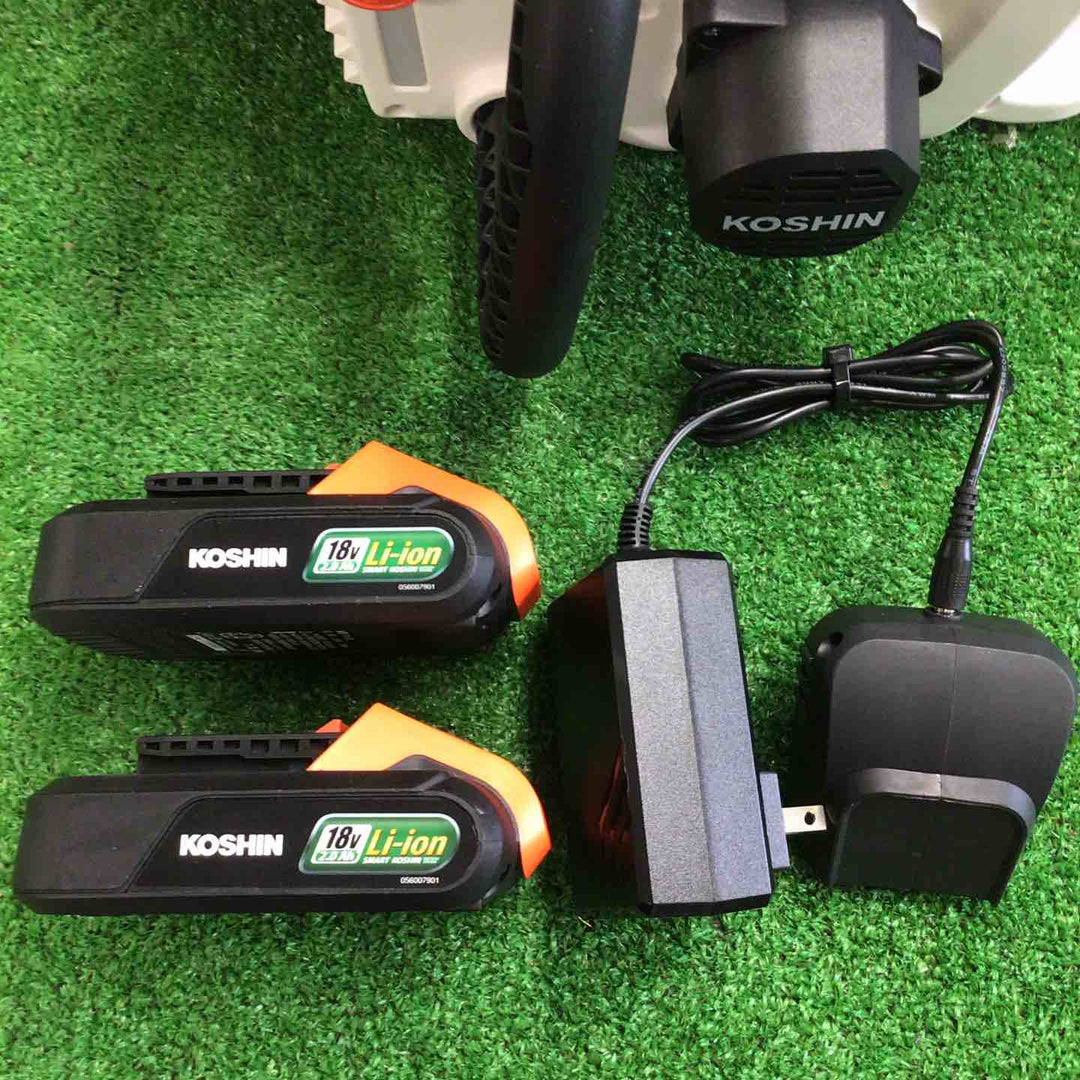 ◇工進(KOSHIN) 18V 2.0Ah 充電式 チェンソー SCS-1820R バッテリー・充電器付【町田店】