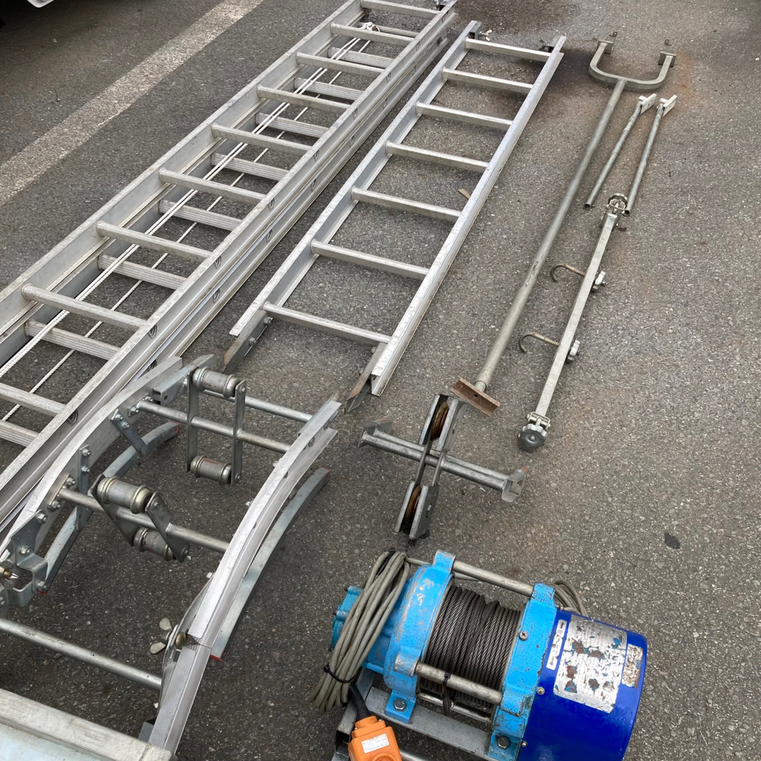 【中古品/店頭受取り限定】◇ユニパー UP-103P パワーコメット キング/UP-703N2付 荷揚げ機 瓦揚げ機【東大和店】