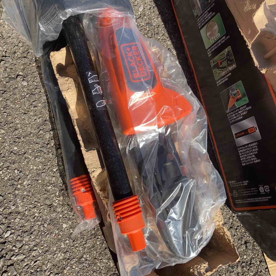 ☆Black&Decker(ブラックアンドデッカー) コードレス高枝ポールチェーンソー GPC1820LN【所沢店】