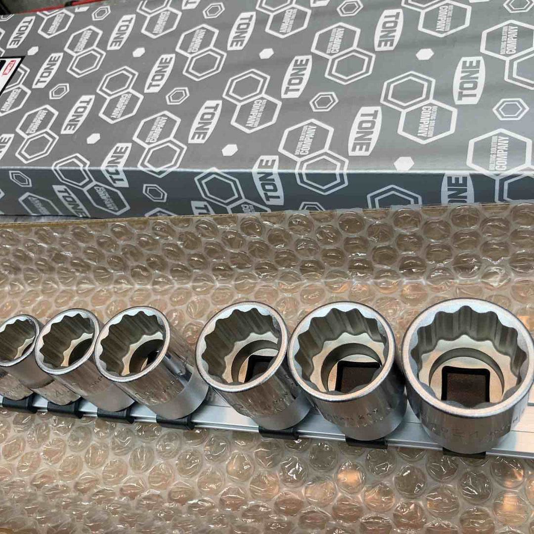 トネ(TONE) ソケットセット(12角・ホルダー付) 差込角12.7mm(1/2") HD410 内容10点【八潮店】