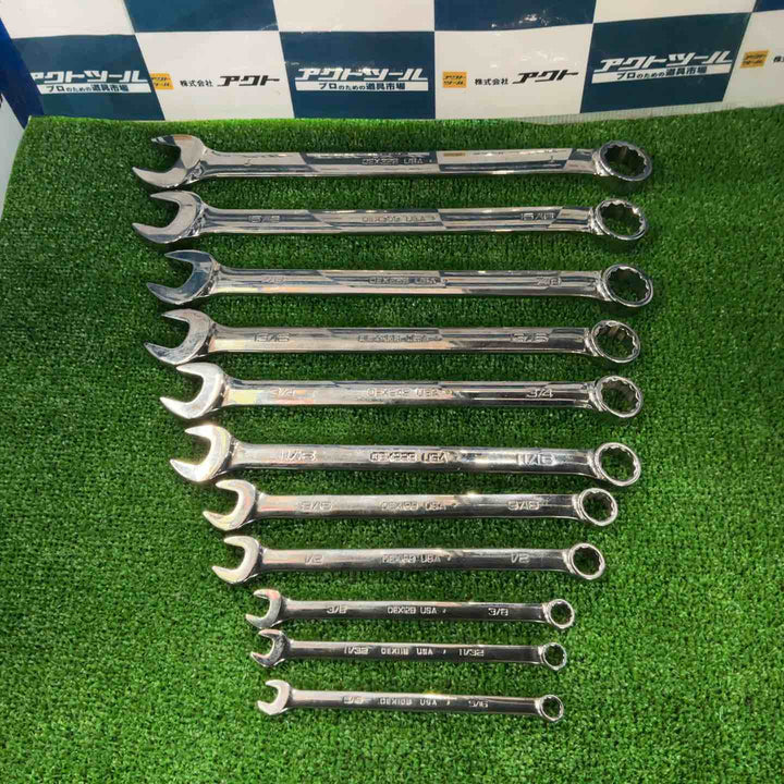 スナップオン Snap-on コンビネーションレンチ インチ 11本セット OEX10B/11B/12B/16B/18B/22B/24B/26B/28B/30B/32B【草加店】