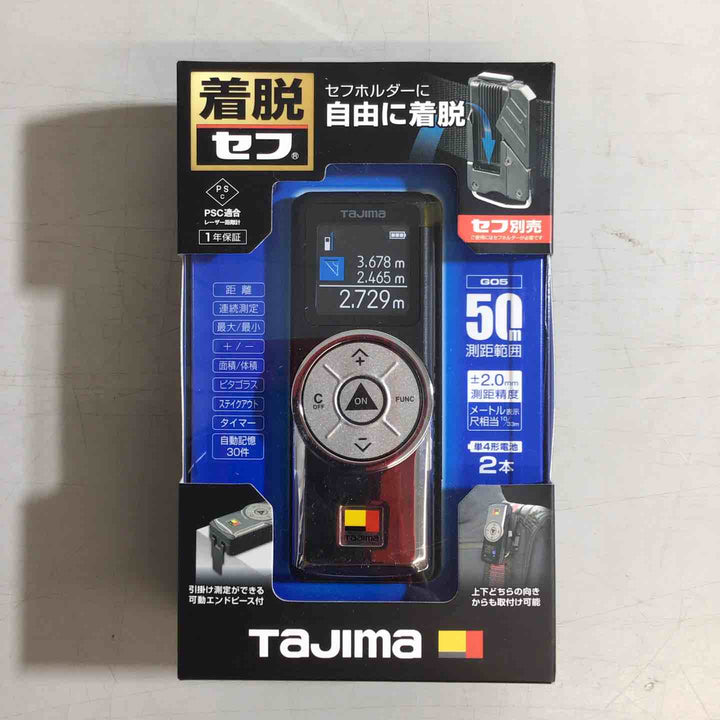 ◇TJMデザイン タジマ(Tajima) セフレーザー距離計G05ブラック TSFLK-G05BK PSCマーク適合商品【戸田店】