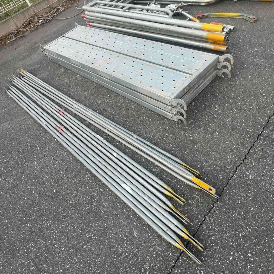 【サマーセール！店頭受取り限定・中古】 ビティ足場 3段移動式高所作業台 枠組足場 ビテ足場 【桶川店】